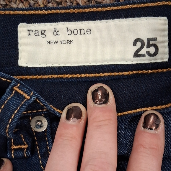 Rag & BONE SZ 25 SKINNY JEANS NWOT - Picture 2 of 5